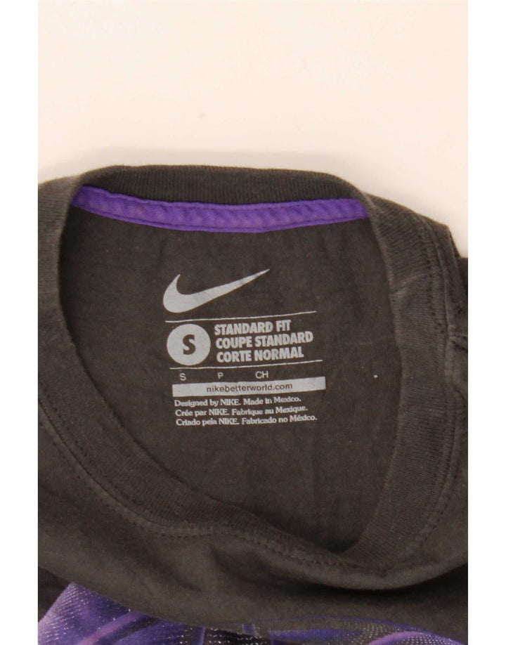 Nike Herre Standard Fit Grafisk T-Shirt Top Lille Grå