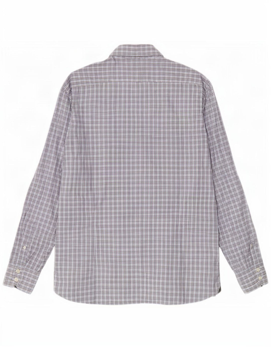 Hackett herre Slim Fit skjorte XL grå ternet bomuld