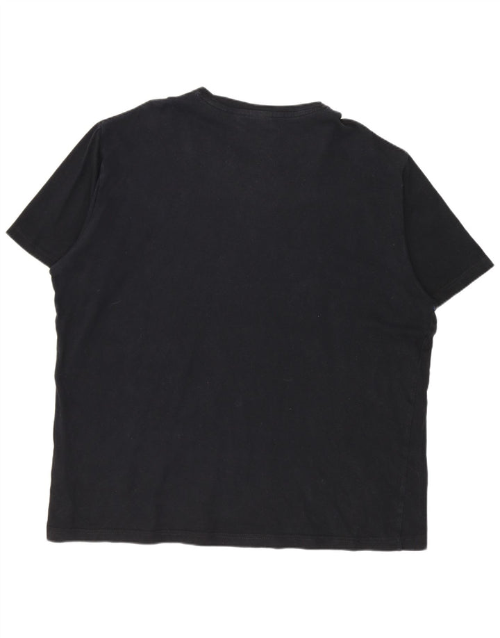 Asics Herre T-Shirt Top 3XL Sort Bomuld
