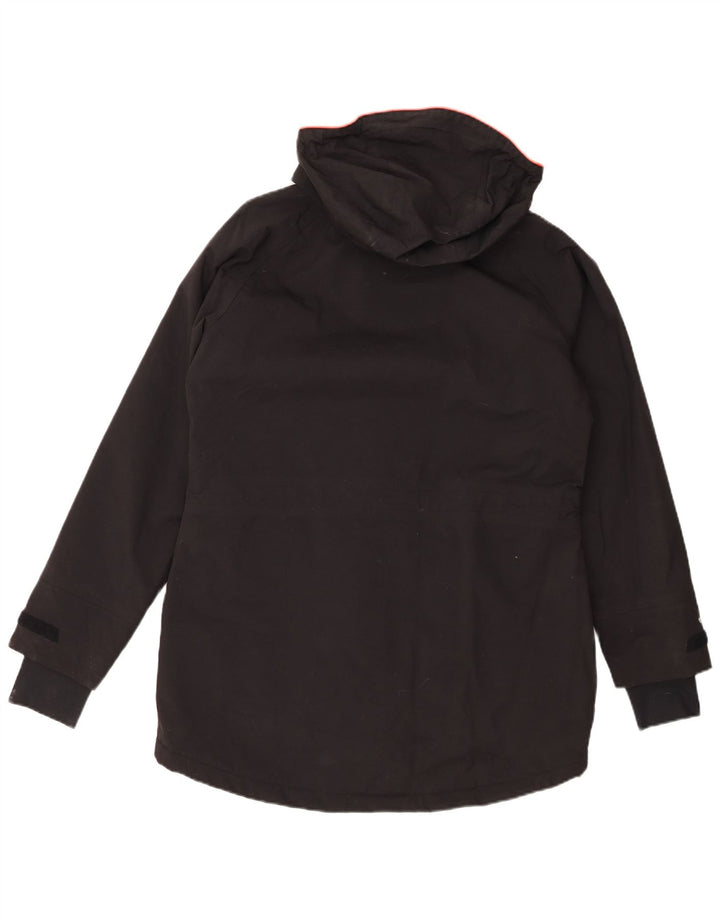 Musto Dame Hooded Parka Jacket UK 12 Medium Sort Polyamid