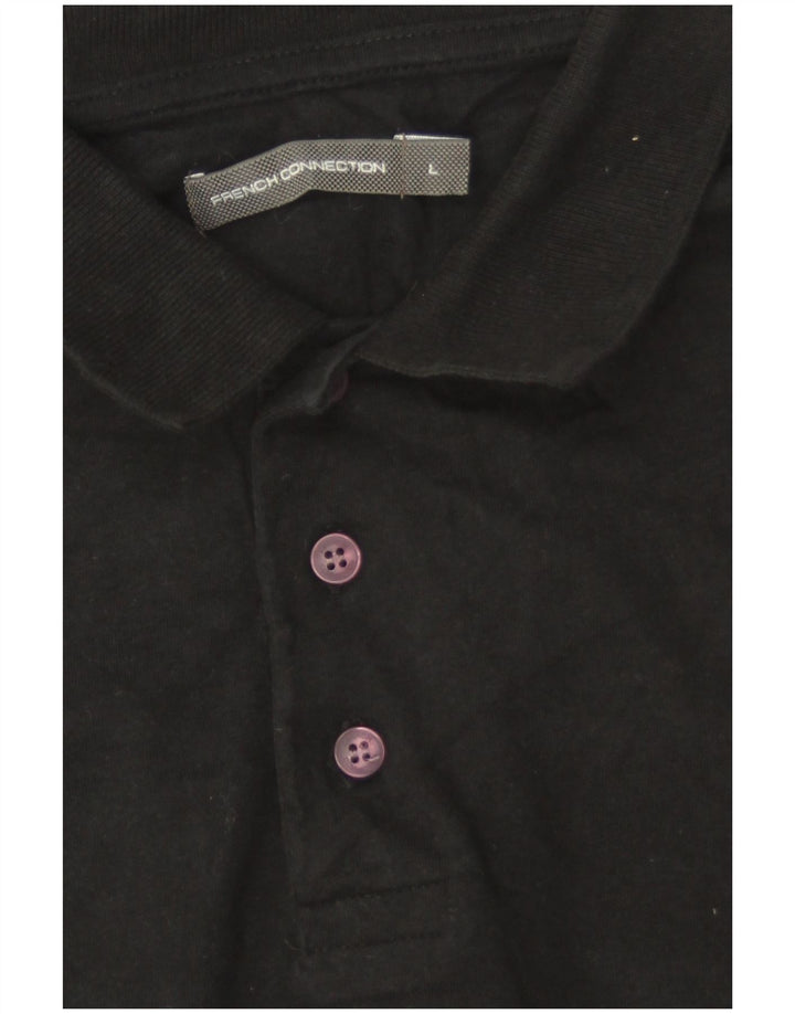 French Connection Herre poloshirt Stor sort bomuld