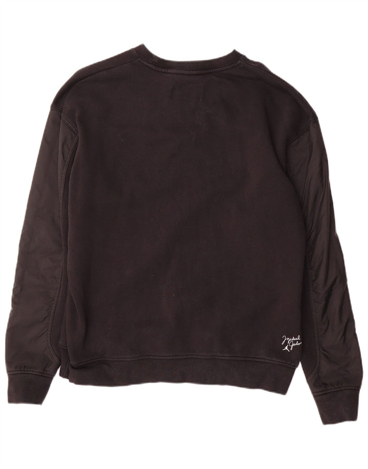 Jordan Herre grafisk sweatshirt jumper stor sort bomuld