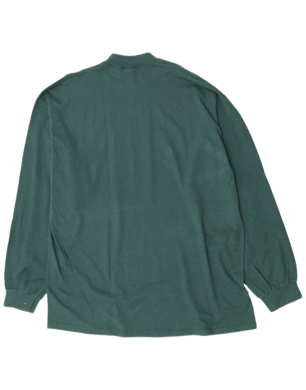 Nike Herre Top Langærmet 2XL Grøn Bomuld