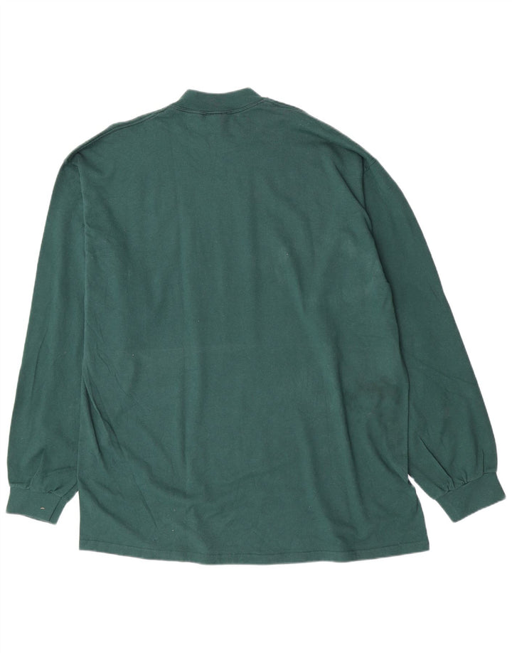 Nike Herre Top Langærmet 2XL Grøn Bomuld