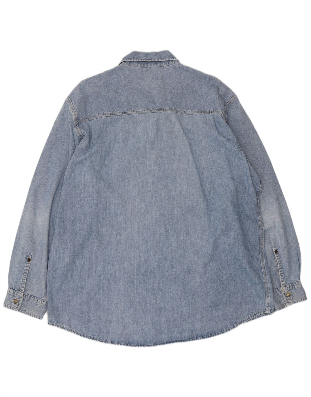 Replay Herre Regular Fit Denim Shirt 2XL Blå Bomuld