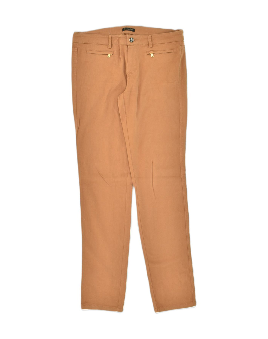 MASSIMO DUTTI Womens Slim Fit Casual Trousers EU 38 Small W30 L30 Brown | Vintage Massimo Dutti | Thrift | Second-Hand Massimo Dutti | Used Clothing | Messina Hembry 