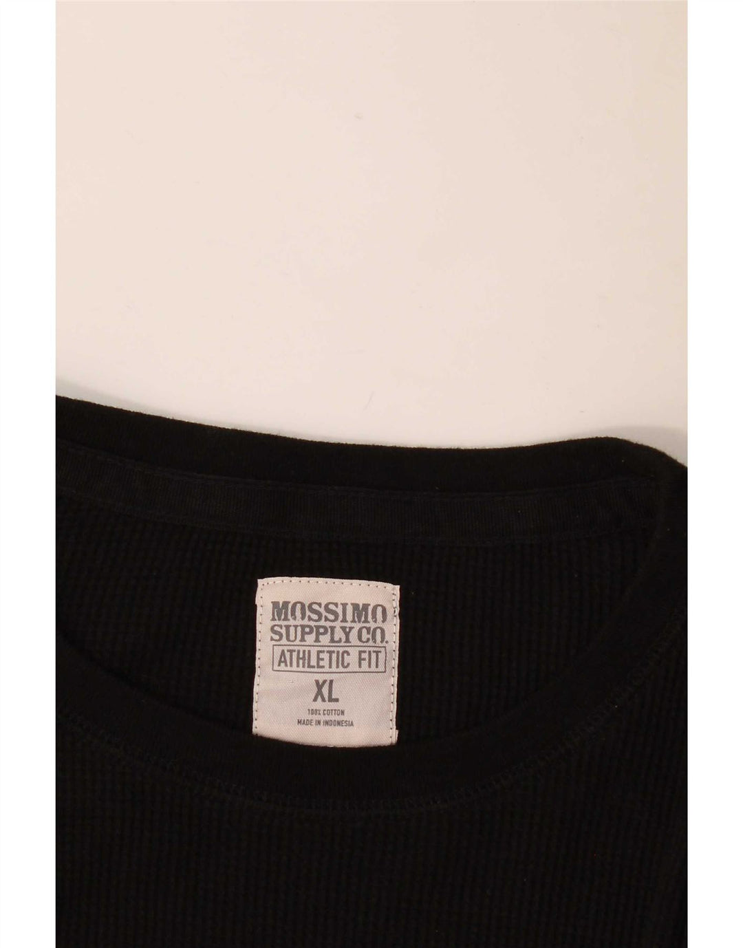 Mossimo Herre Crew Neck Jumper Sweater XL Sort Bomuld
