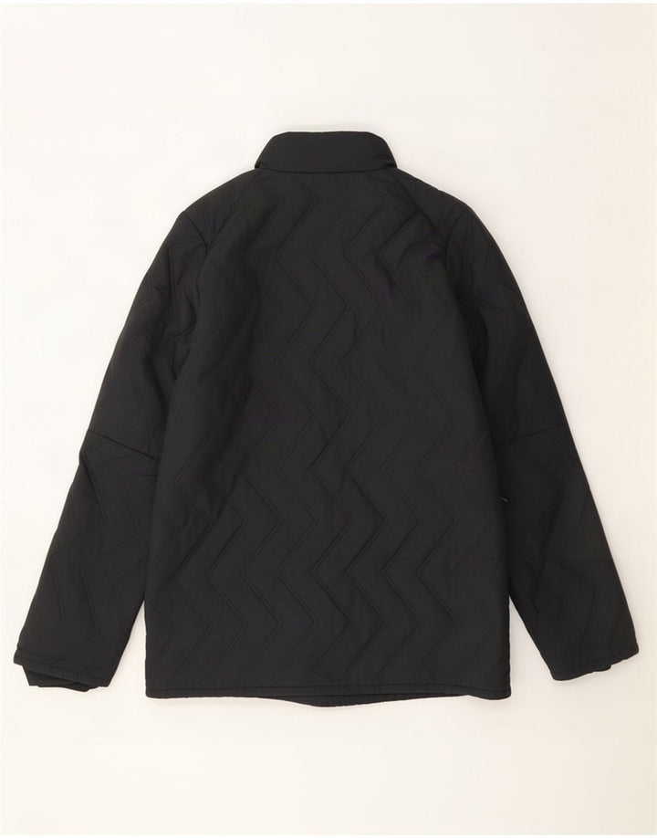 Adidas Dame Polstret Jakke UK 12 Medium Sort Polyester