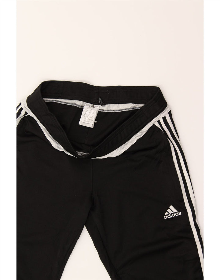 ADIDAS Womens Climacool Tracksuit Trousers UK 12/14 Medium Black Polyester Vintage Adidas and Second-Hand Adidas from Messina Hembry 