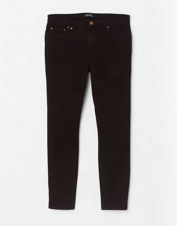 Boden Dame The Mayfair Moderne Skinny Jeans UK 16 Large W34 L30 Sort