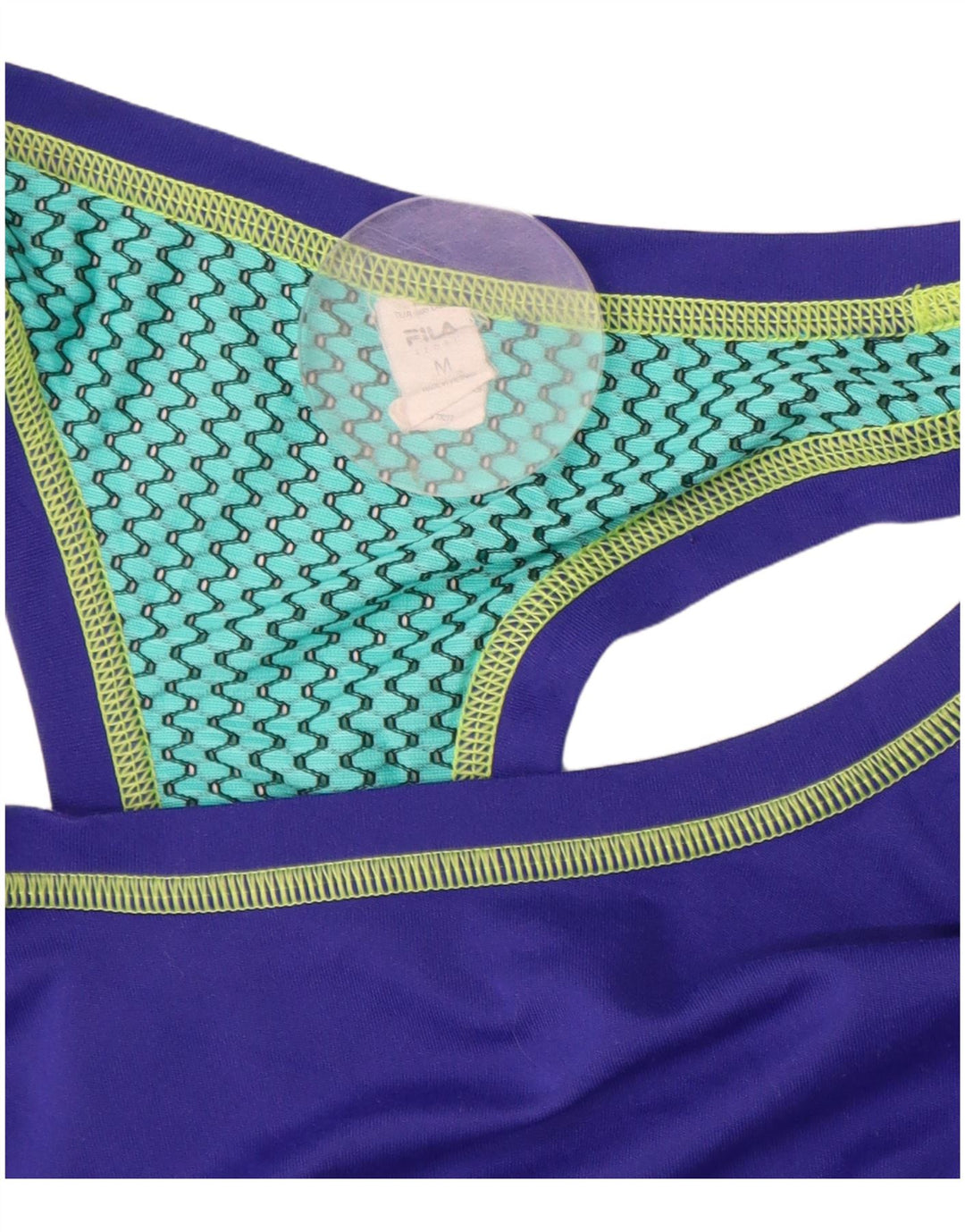FILA Damevest Top UK 12 Medium Lilla Colourblock Polyester