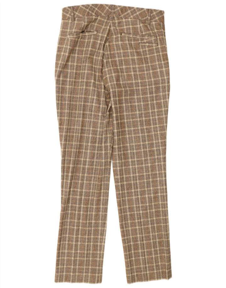 Ted Baker Herre Slim Fit Casual Bukser W30 L32 brun ternet uld