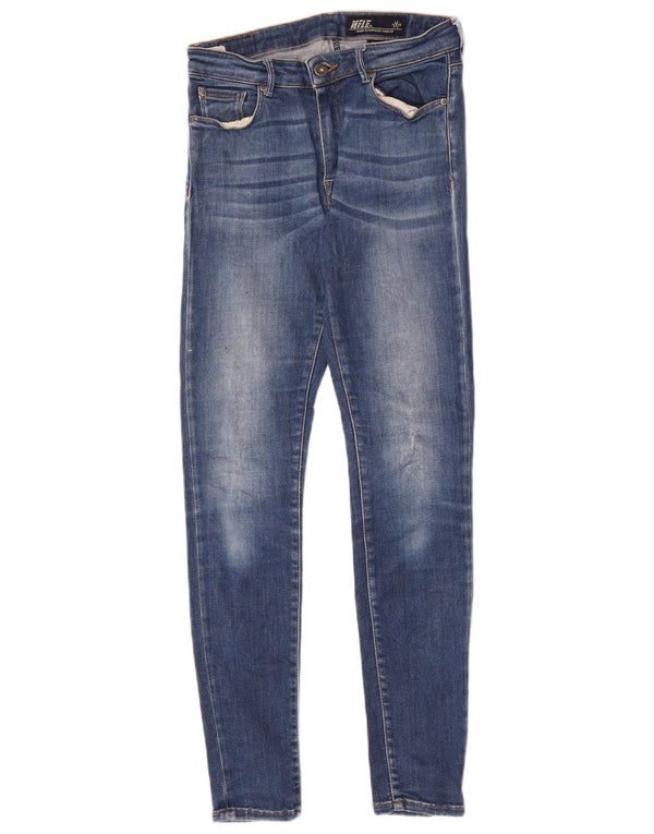 Rifle Dame Skinny Jeans W27 L30 Blå Bomuld