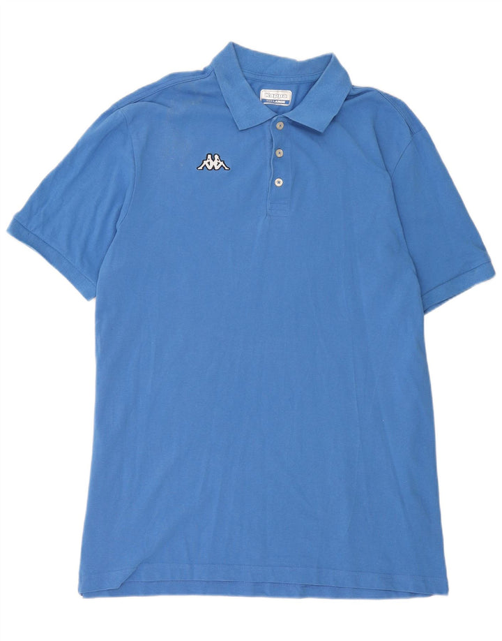 Kappa herre poloshirt 3XL blå bomuld