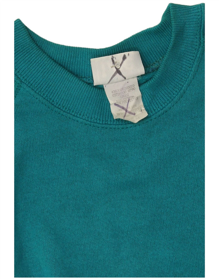 Lee Dame Jumper Sweater UK 14 Medium Blue Bomuld