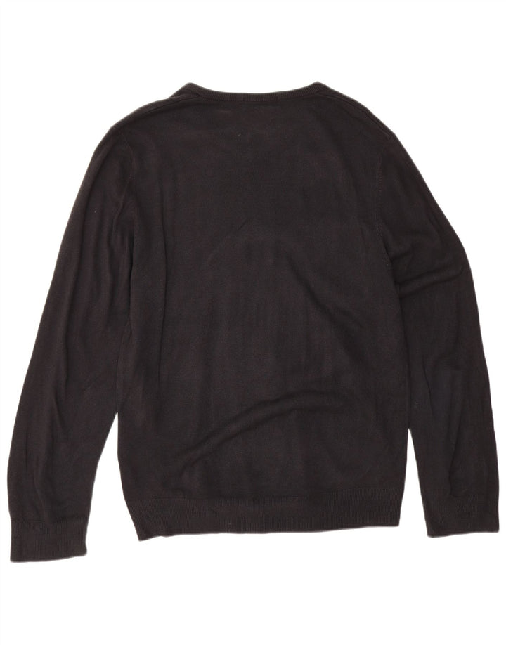 Marks & Spencer Herre Blue Harbor V-hals sweater Large Navy Blue