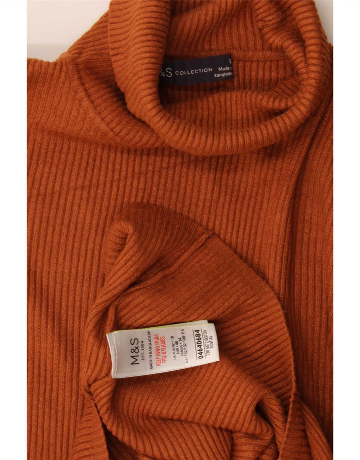 Marks & Spencer Damebluse Top UK 18 XL Brun viskose