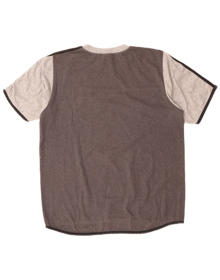 ARENA Herre T-shirt Top Medium Grey Colourblock Bomuld