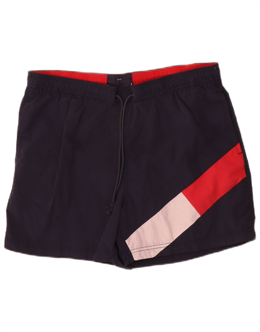 Tommy Hilfiger Badeshorts til mænd Large Navy Blue Polyamide Beach