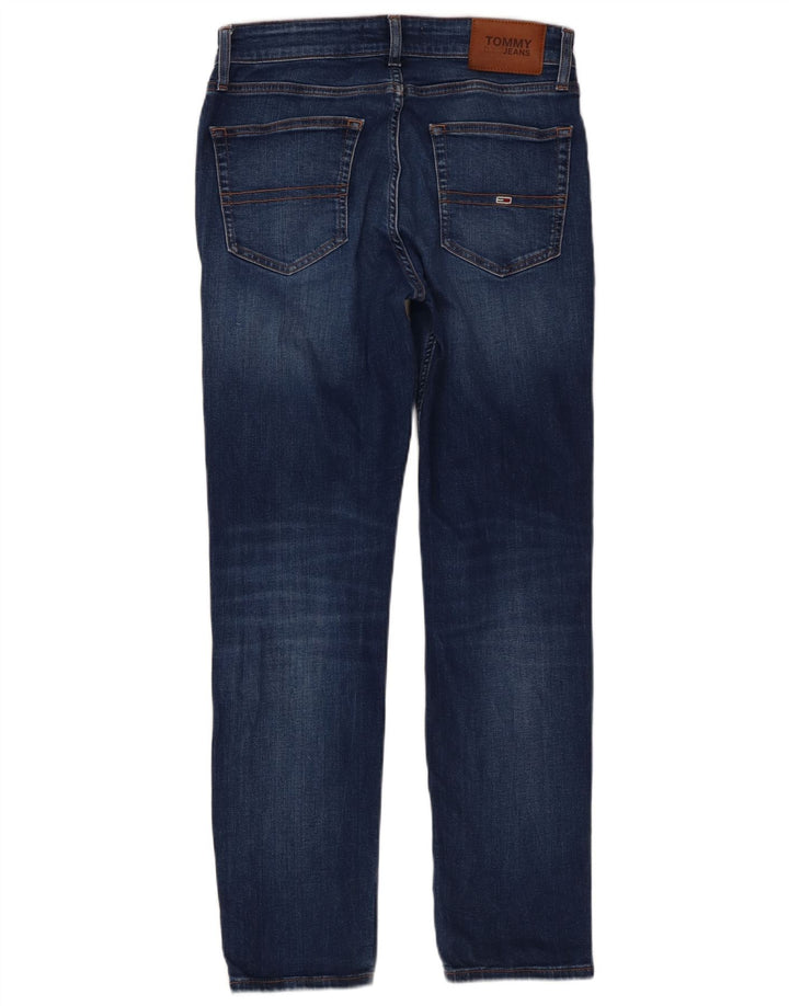 Tommy Hilfiger Herre Slim Jeans W30 L29 Blå Bomuld