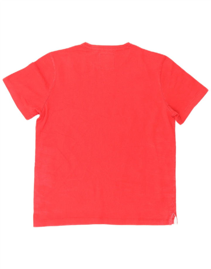 Crew Clothing Herre T-Shirt Top Stor Rød Bomuld