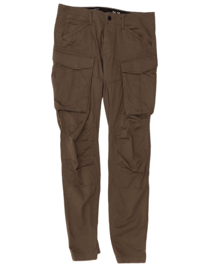 G-Star Herre Slim Cargo Bukser W34 L38 Khaki Polyester