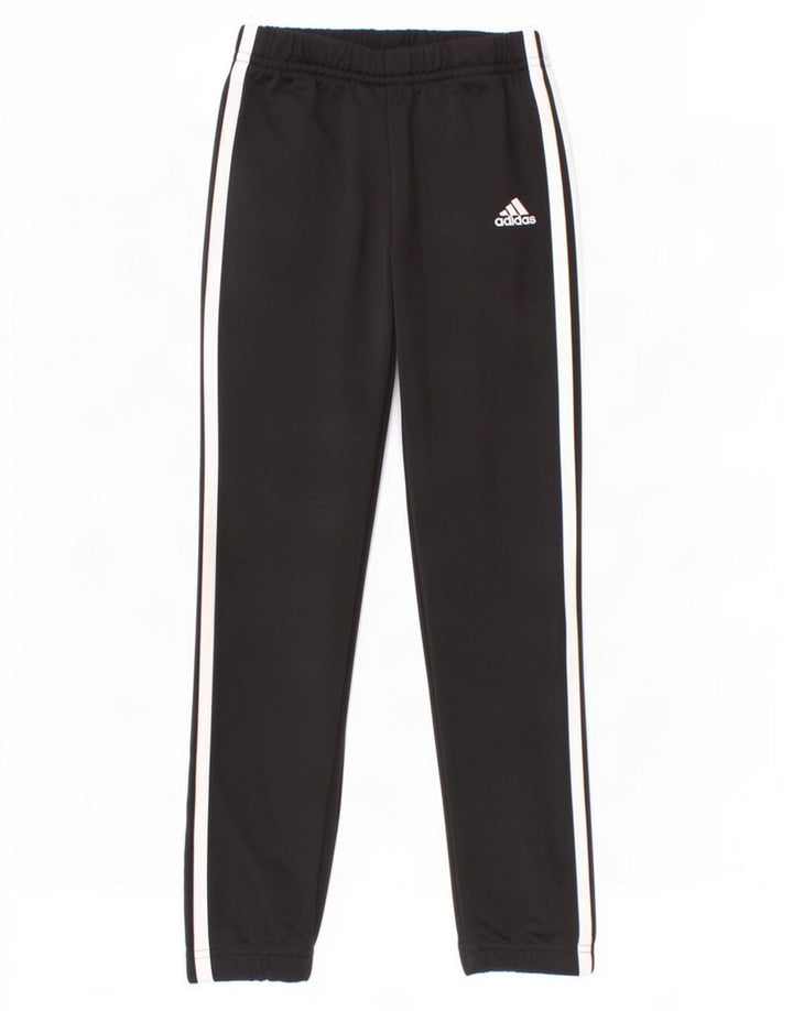 Adidas Drenge Træningsdragt Bukser Joggers 5-6 År Sort Polyester