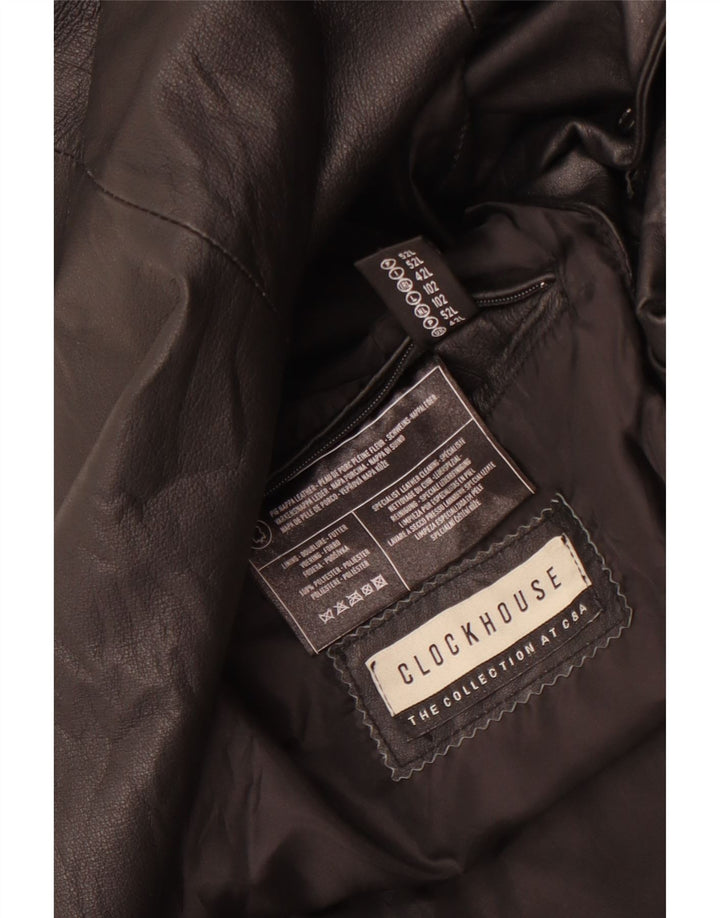 CLOCK HOUSE Herre Longline 3-knaps blazerjakke UK 42 XL Sort