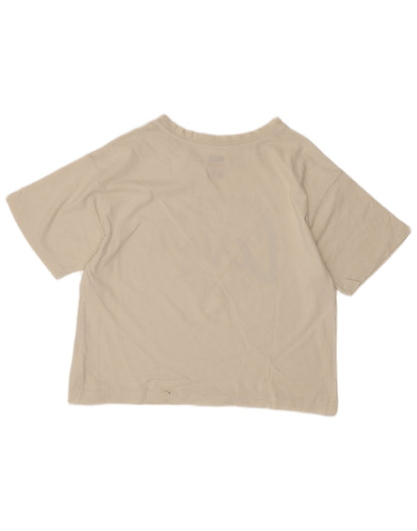 Levi's Girls Crop Grafisk T-Shirt Top 11-12 år Off White