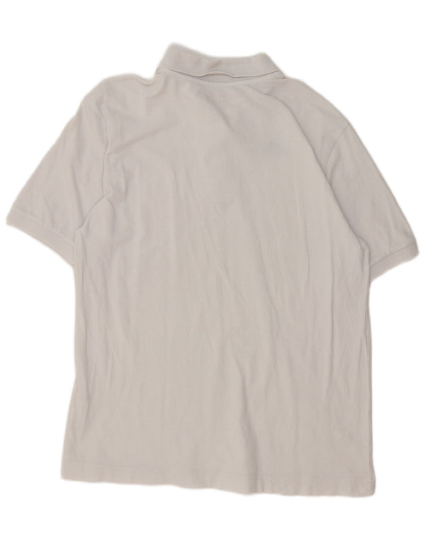Kappa herre poloshirt XL hvid bomuld