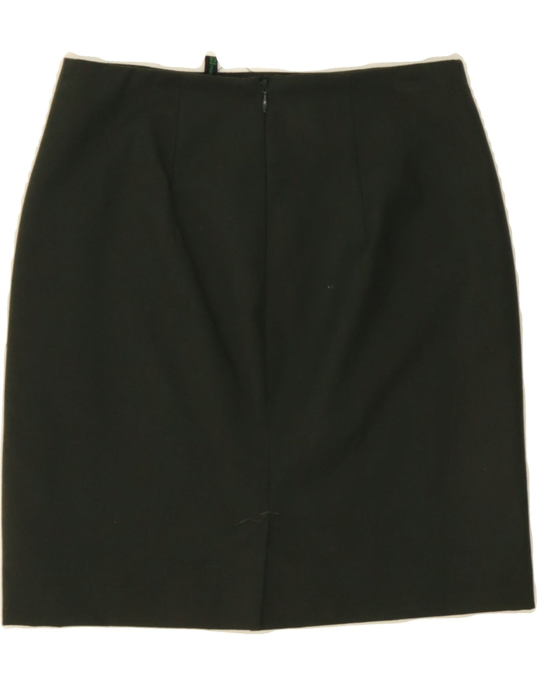 BENETTON Womens Pencil Skirt IT 38 XS W26  Green Polyester Vintage Benetton and Second-Hand Benetton from Messina Hembry 