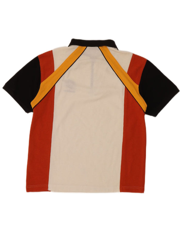 LOTTO Poloskjorte til mænd UK 36/38 Small White Colourblock Polyester