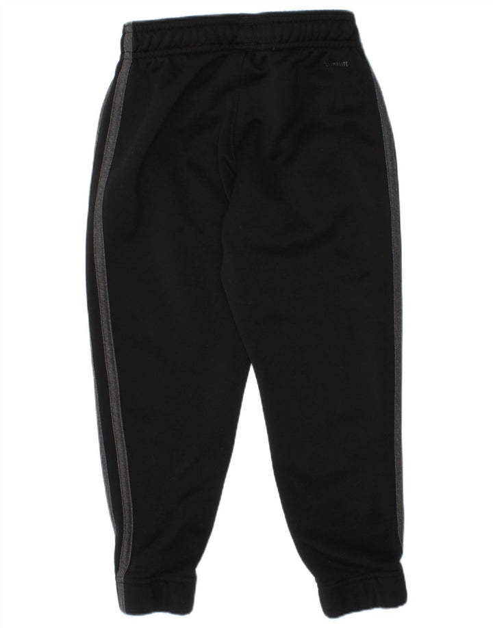 Adidas Boys Climalite Træningsdragt Bukser Joggers 4-5 år Sort Polyester