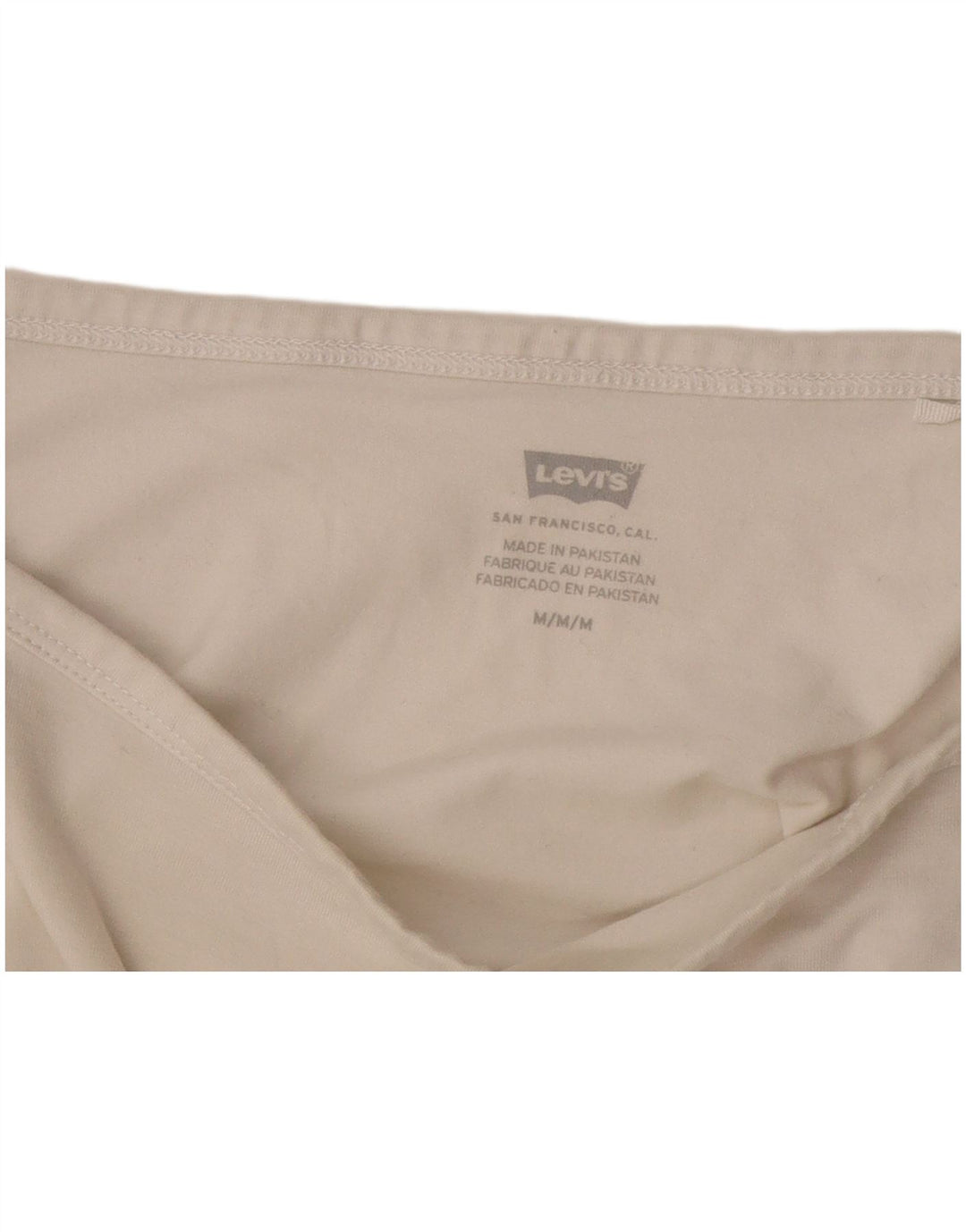 Levi's Dame Crop Cami Top UK 12 Medium White