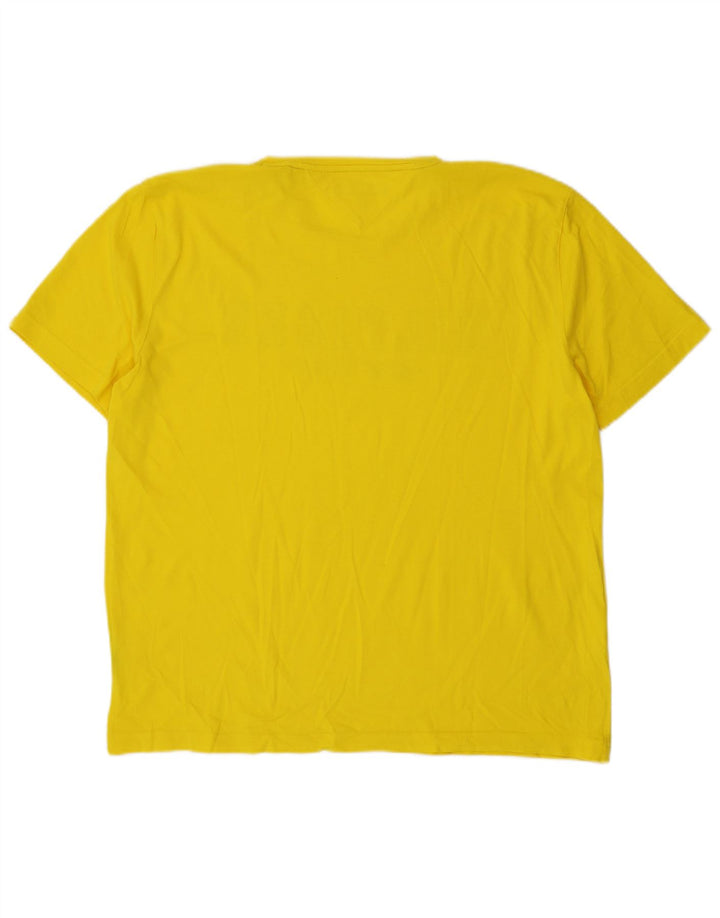 Tommy Hilfiger Herre Grafisk T-Shirt Top 2XL Gul