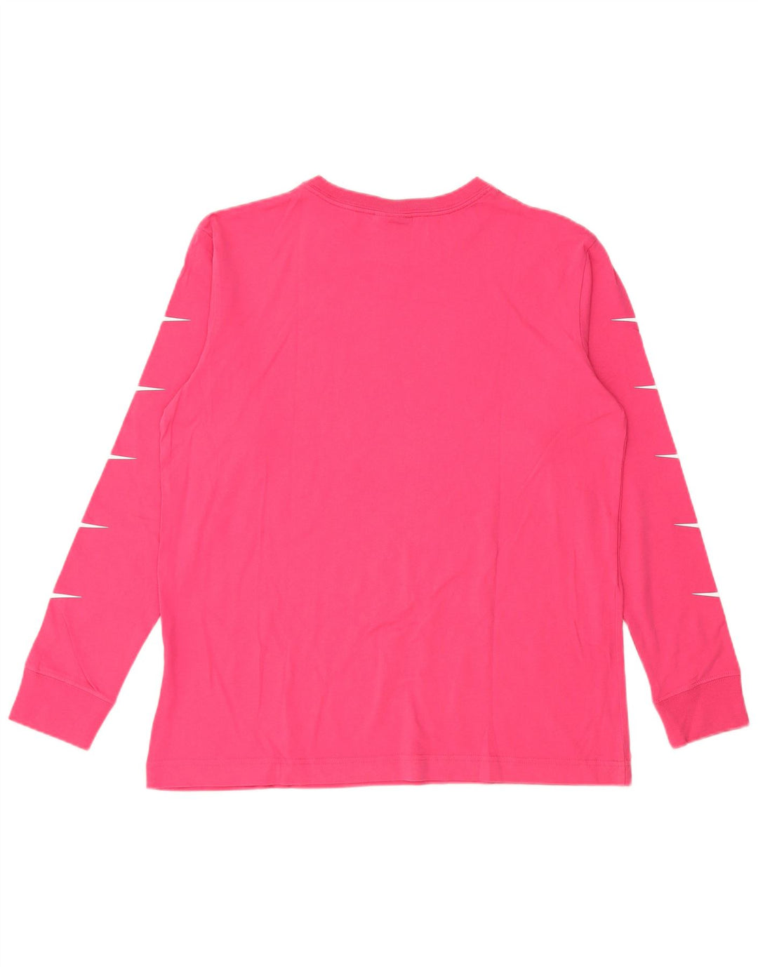 NIKE Grafisk Top Langærmet UK 14 Medium Pink Bomuld