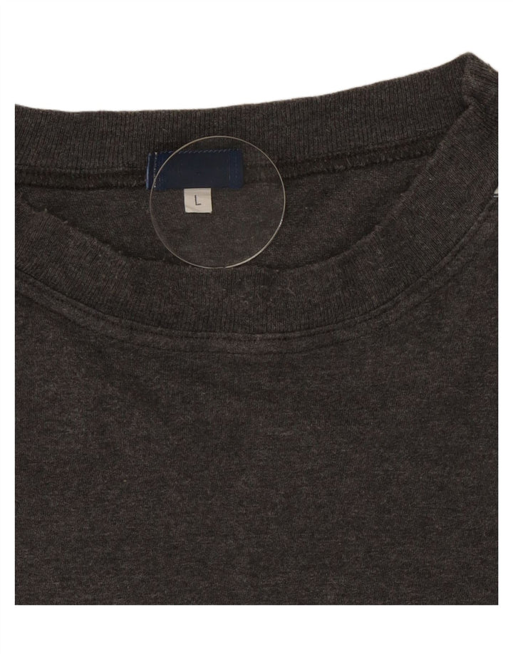 Asics Herre T-Shirt Top Stor Grå Bomuld