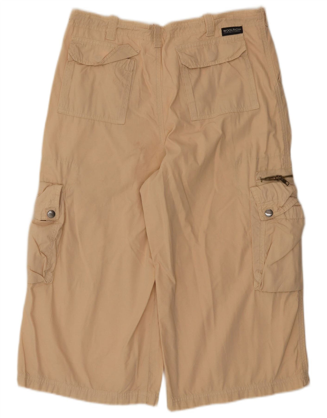 Woolrich Cargo Bermuda Shorts til kvinder 2XL W36 Beige Bomuld