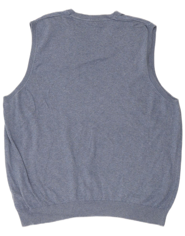 Marks & Spencer Herrevest Tank Top 2XL Blå Bomuld