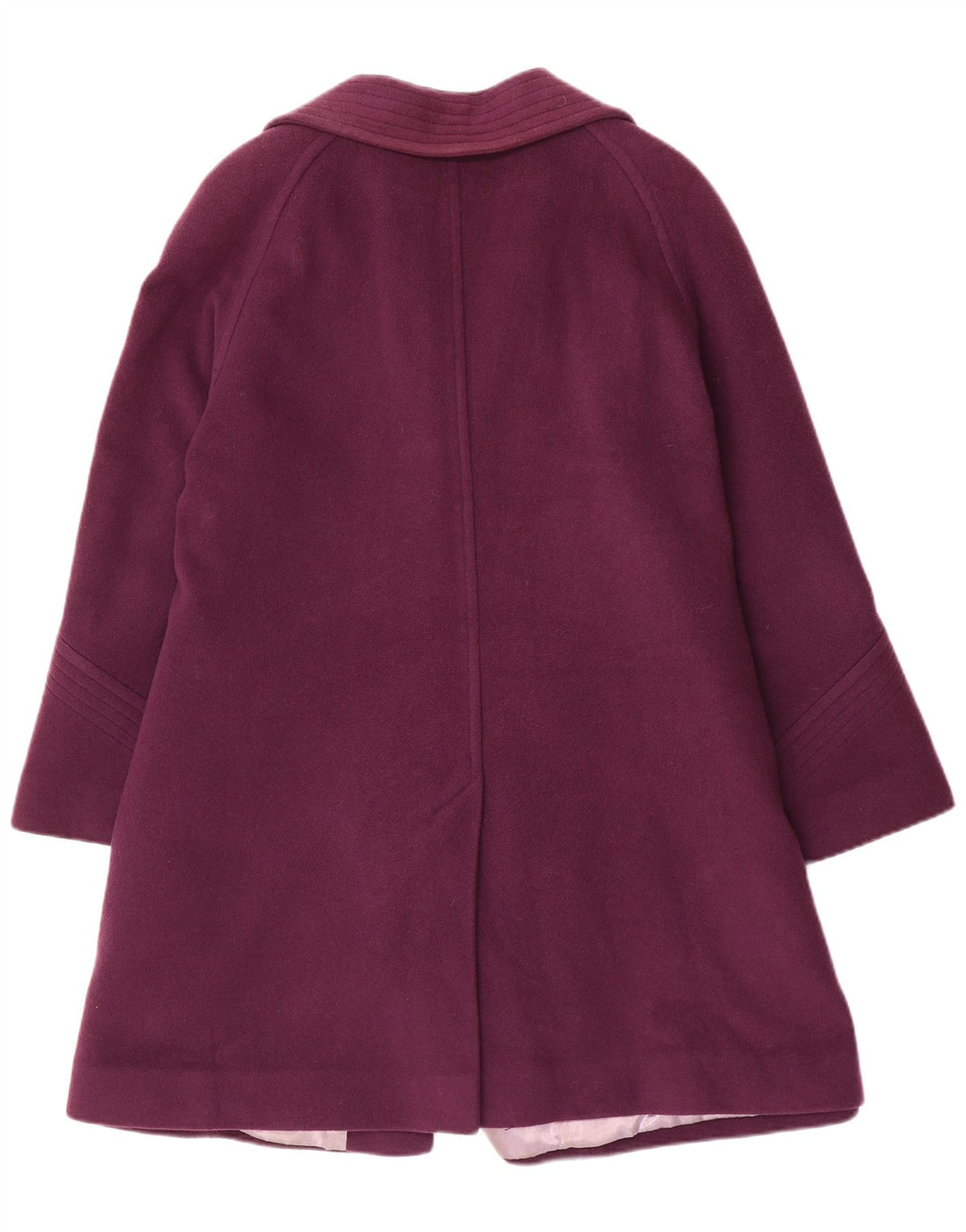 JACQUES VERT Dame Overfrakke UK 18 XL Lilla Uld