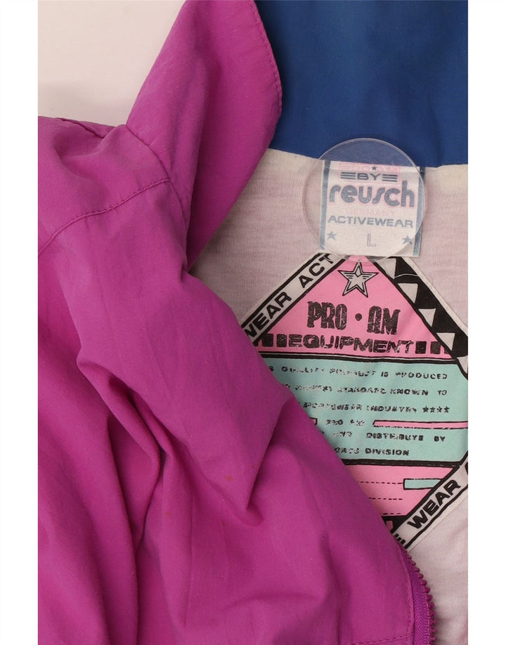 Reusch Træningsdragt til mænd Topjakke Stor Pink Colourblock Polyester