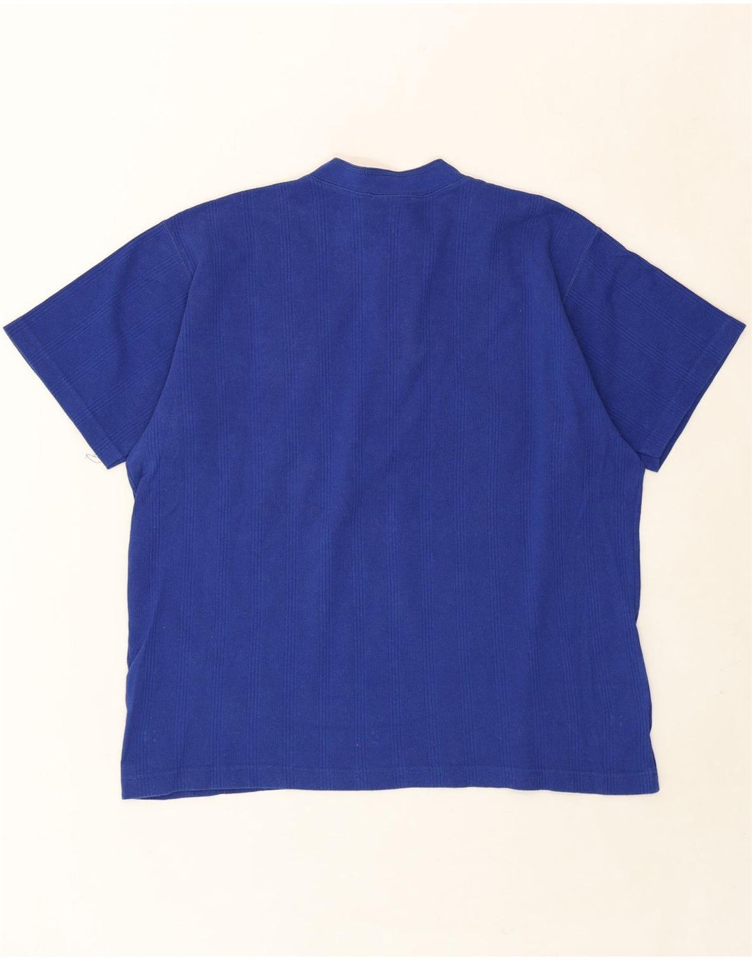 PLANET Mens T-Shirt Top XL Blue Cotton Vintage Planet and Second-Hand Planet from Messina Hembry 