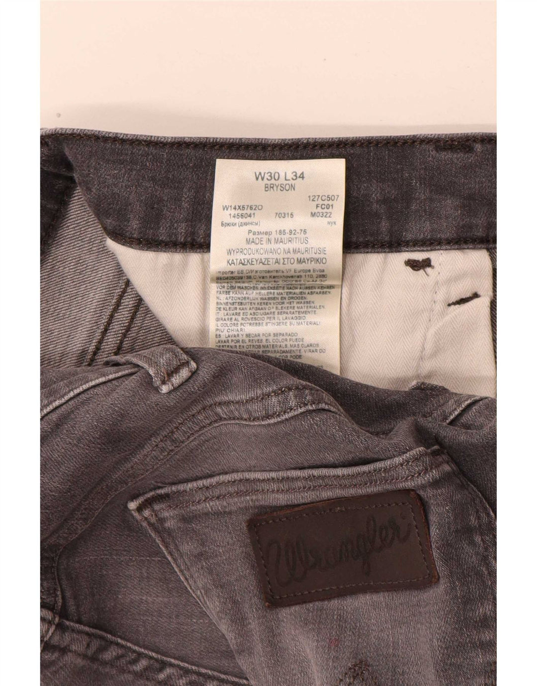 Wrangler Dame Slim Jeans W30 L31 Grå Bomuld