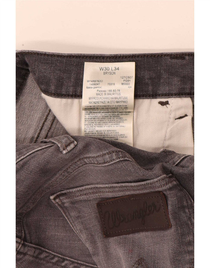 Wrangler Dame Slim Jeans W30 L31 Grå Bomuld