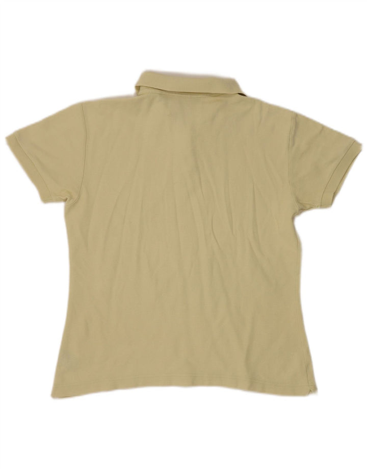 Fila Dame Polo Shirt UK 14 Medium Gul