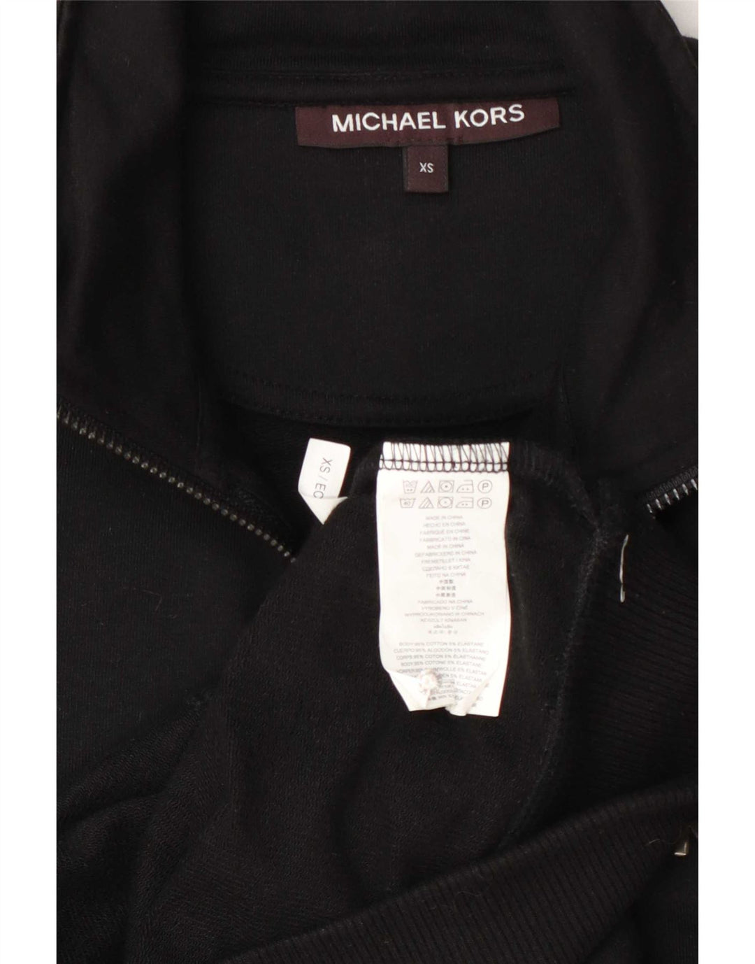 Michael Kors Træningsdragt til mænd Topjakke XS Sort bomuld