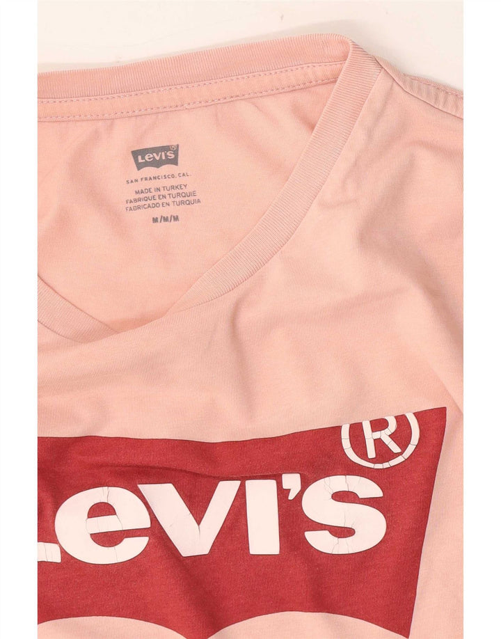 Levi's Herre grafisk T-shirt Top Medium Pink