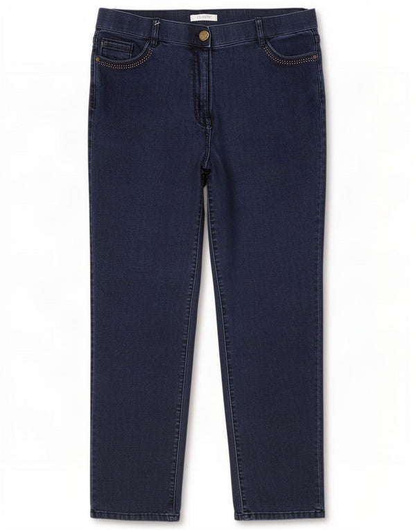 Marks & Spencer Lige jeans til kvinder UK 16 Large W34 L29 Navy Blue