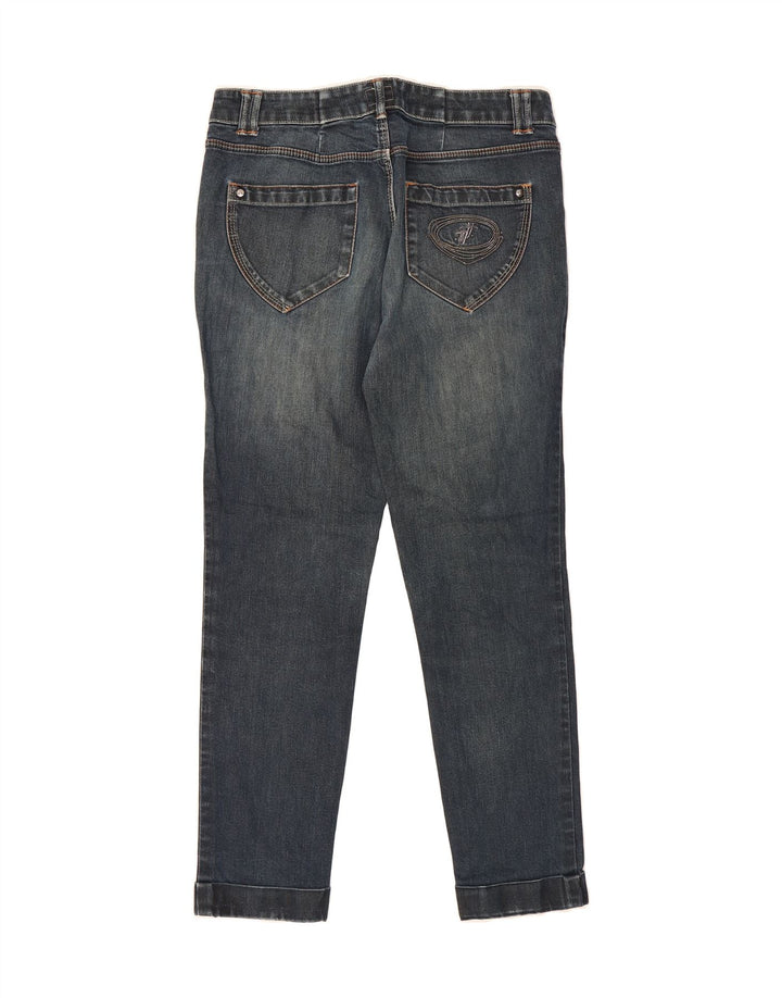TRUSSARDI Womens Slim Jeans W32 L28 Blue Vintage Trussardi and Second-Hand Trussardi from Messina Hembry 