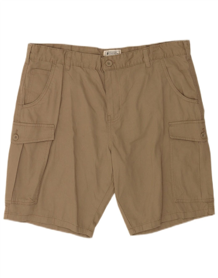 Mountain Warehouse Herre Cargo Shorts W36 Large Beige Bomuld